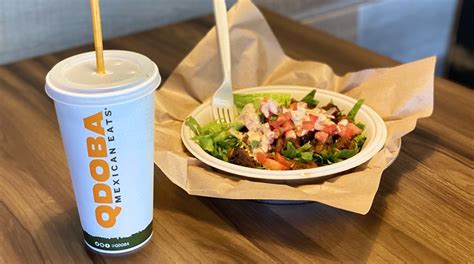 May 16, 2019 Qdoba Mexican Grill Kids get a free meal with the purchase of an enchilada entre. . Qdoba drinks